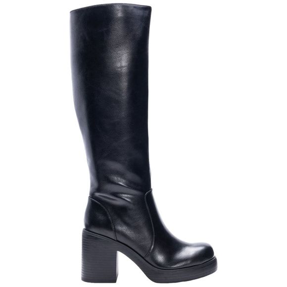 Dirty Laundry Shoes - DL by Chinese Laundry Go Girl Smooth Boot in Black Size 8.5 NWOT